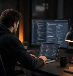 Bespoke software development workspace